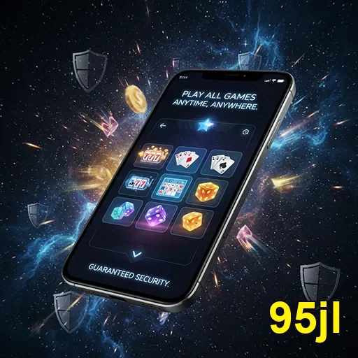 Mobile user exploring exciting promotions on 95jl